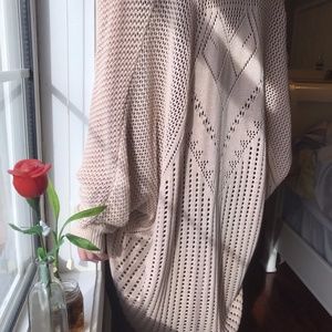 Forever 21 Long boho beige cardigan (Small)